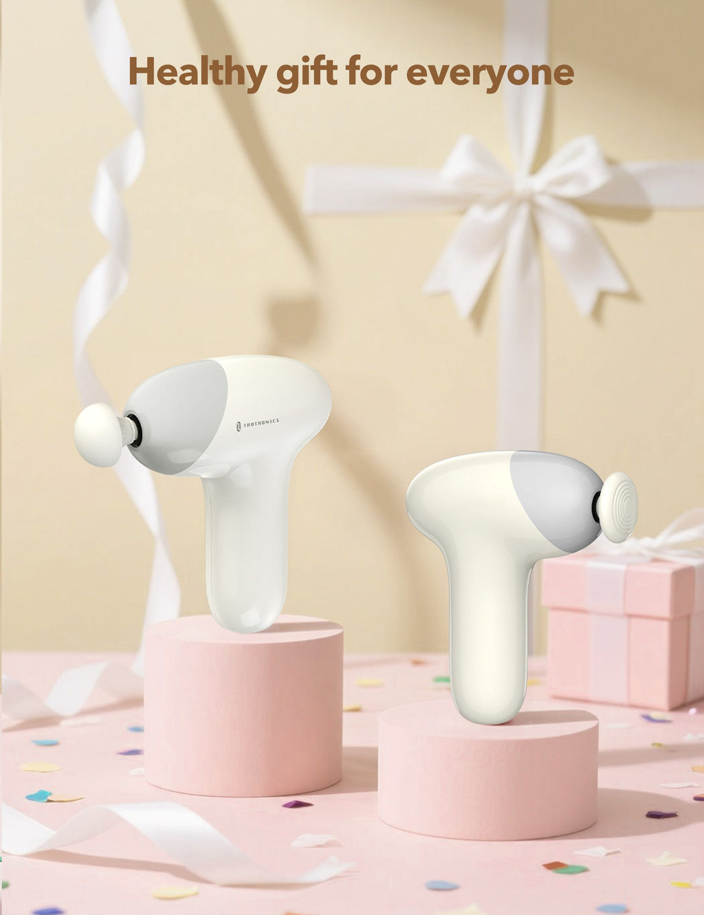 TaoTronics TT-PCA007 Mini Massage Gun, Portable Full Body Massager for Everyday Muscle Relief