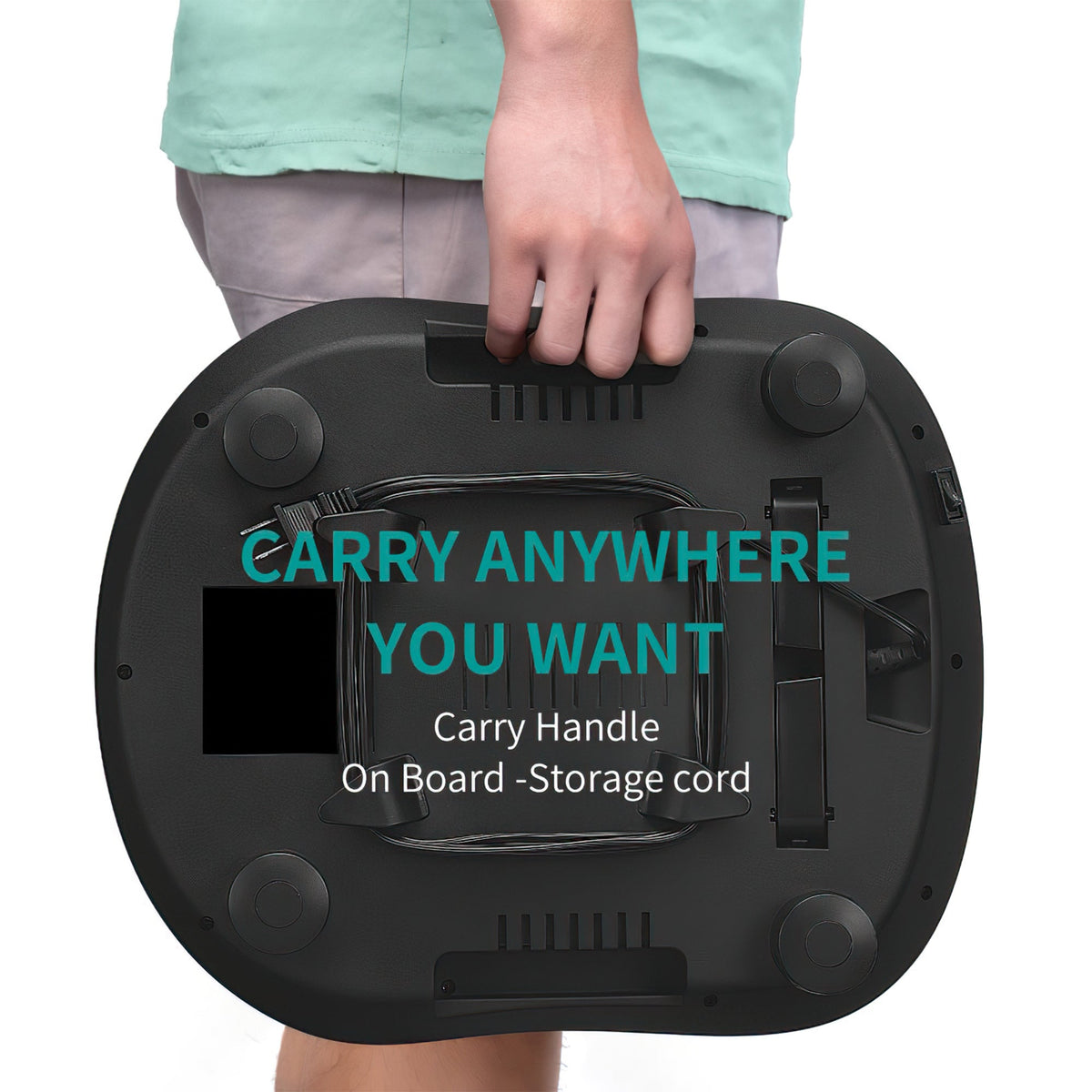 Nekteck Toe-touch Deep Kneading Foot Massager with Heat