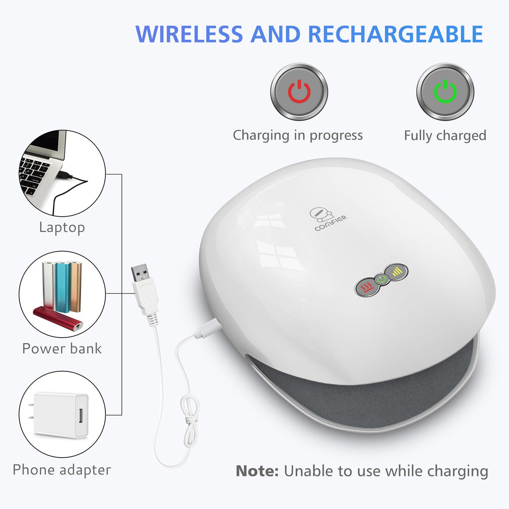 Wireless Hand Massager, 3 Levels Compression & Heating - 4803